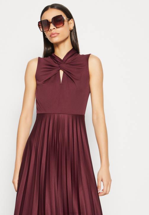 PN6V177 ženy Anna Field žerzejové šaty bordó