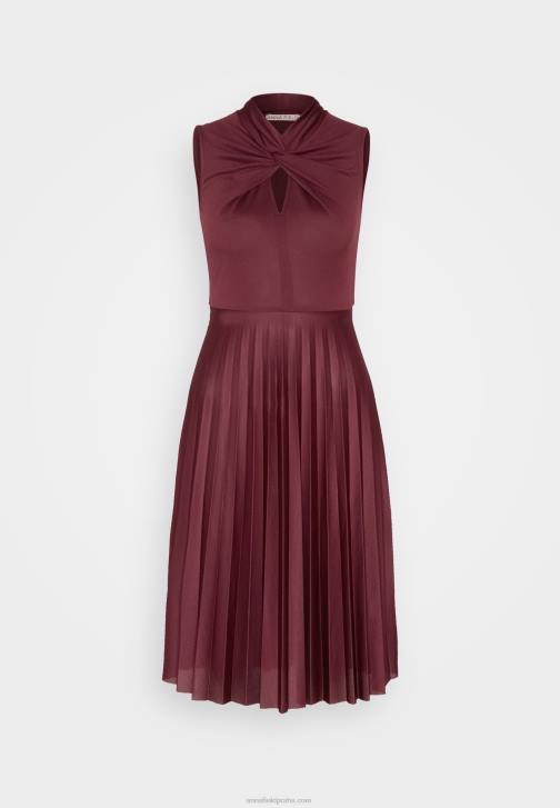 PN6V177 ženy Anna Field žerzejové šaty bordó