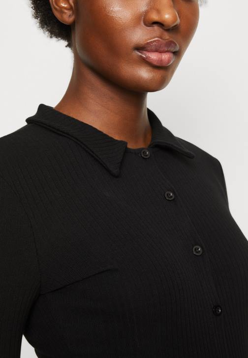 PN6V183 ženy Anna Field žerzejové šaty černé