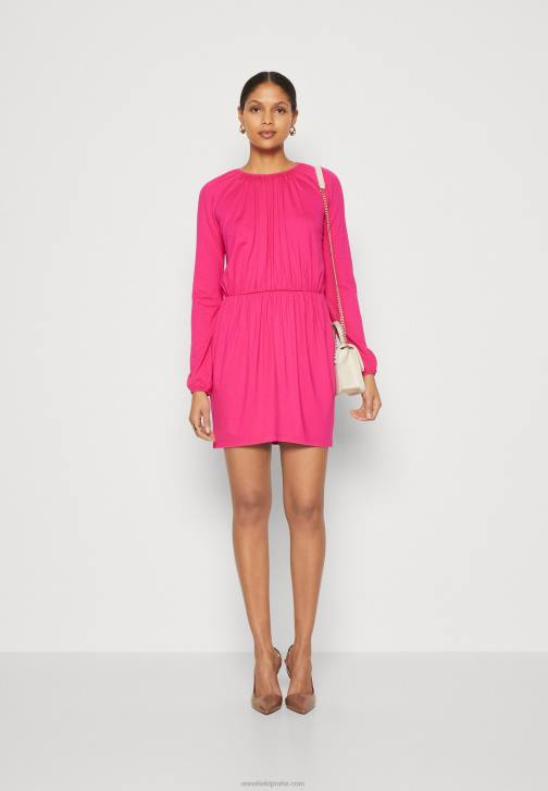 PN6V187 ženy Anna Field žerzejové šaty růžové