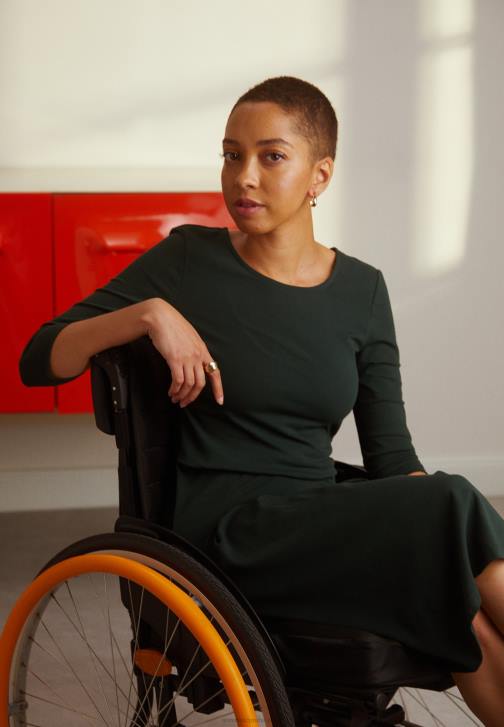 PN6V190 ženy Anna Field žerzejové šaty tmavě zelené