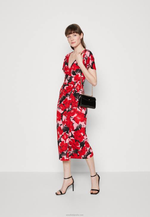 PN6V19 ženy Anna Field denní šaty červené/růžové