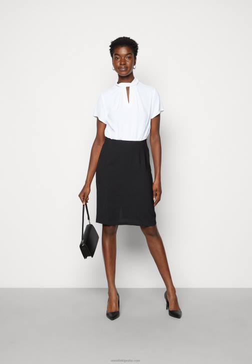 PN6V200 ženy Anna Field směnné šaty černo/bílé