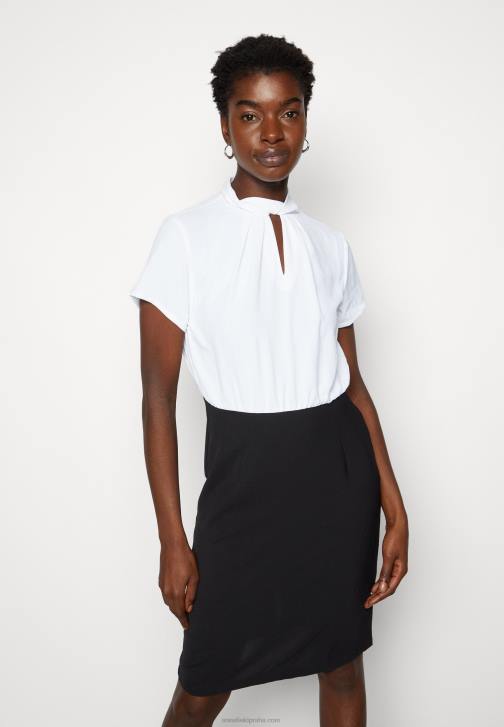 PN6V200 ženy Anna Field směnné šaty černo/bílé