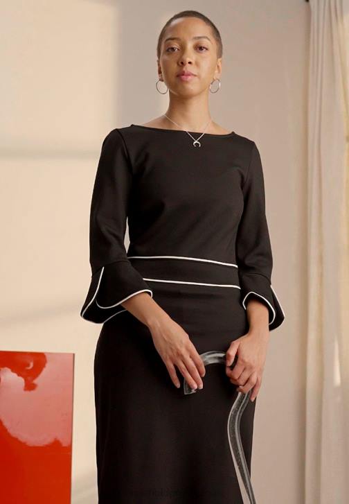 PN6V218 ženy Anna Field směnné šaty černé