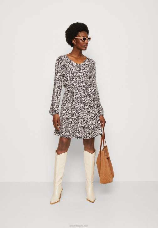 PN6V25 ženy Anna Field denní šaty černo/bílé