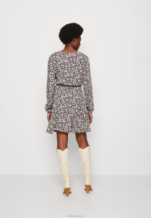 PN6V25 ženy Anna Field denní šaty černo/bílé