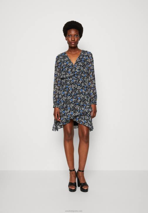 PN6V27 ženy Anna Field denní šaty černé/vícebarevné