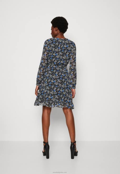 PN6V27 ženy Anna Field denní šaty černé/vícebarevné