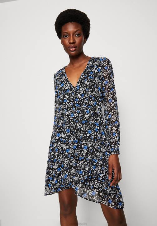 PN6V27 ženy Anna Field denní šaty černé/vícebarevné