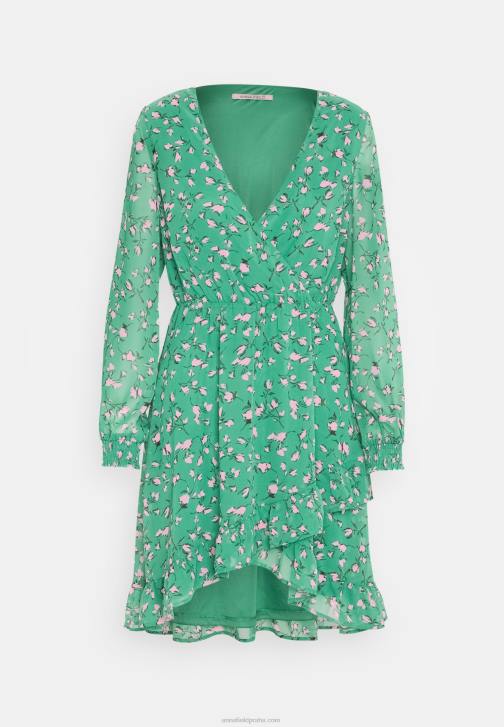 PN6V28 ženy Anna Field denní šaty zelené/vícebarevné