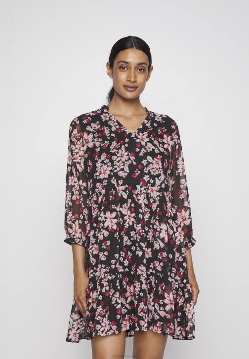 PN6V31 ženy Anna Field denní šaty růžové/černé/vícebarevné
