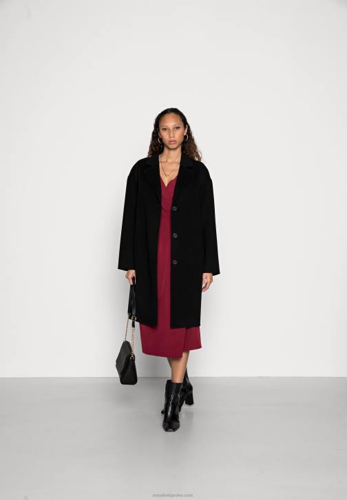 PN6V33 ženy Anna Field koktejlové společenské šaty tmavě červené