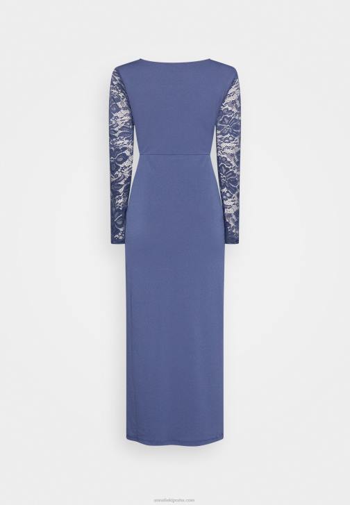 PN6V34 ženy Anna Field koktejlové společenské šaty modré