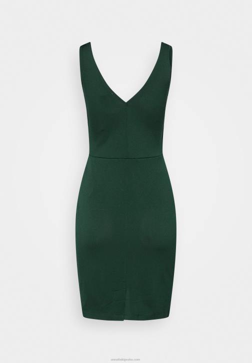 PN6V39 ženy Anna Field žerzejové šaty tmavě zelené
