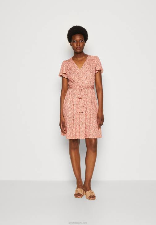 PN6V3 ženy Anna Field denní šaty hnědé/bílé