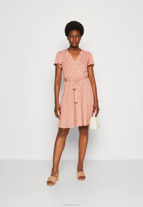 PN6V3 ženy Anna Field denní šaty hnědé/bílé