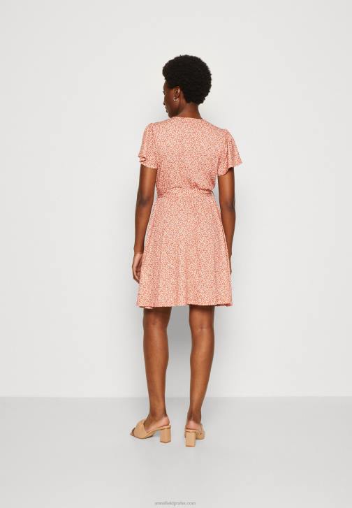 PN6V3 ženy Anna Field denní šaty hnědé/bílé