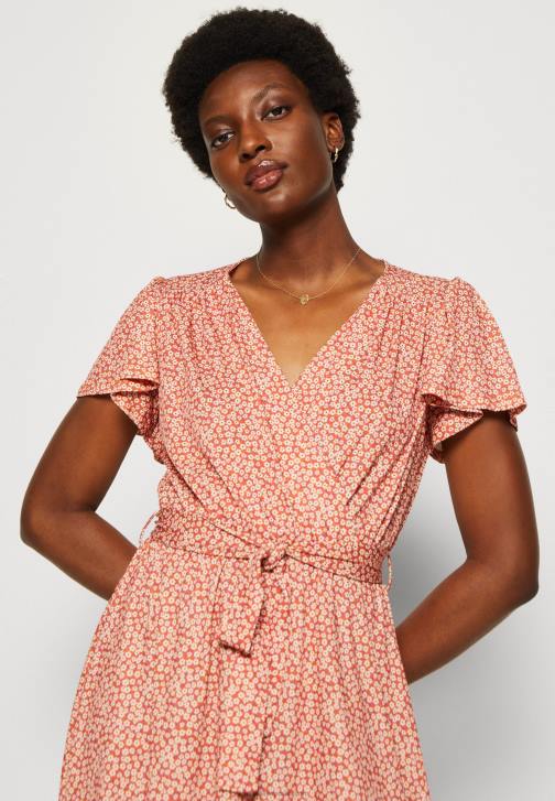 PN6V3 ženy Anna Field denní šaty hnědé/bílé