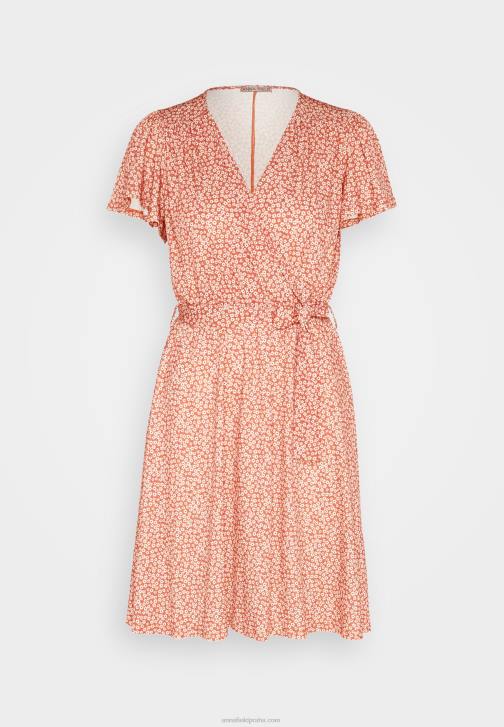 PN6V3 ženy Anna Field denní šaty hnědé/bílé