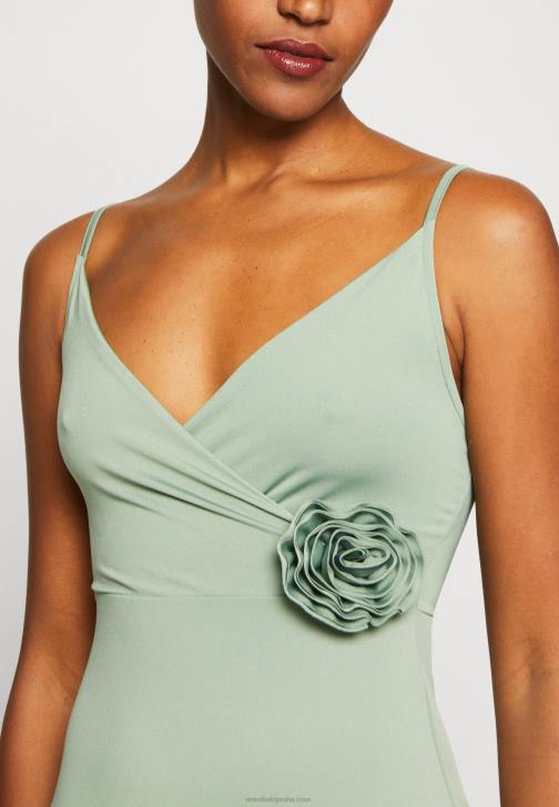 PN6V42 ženy Anna Field žerzejové šaty zelené