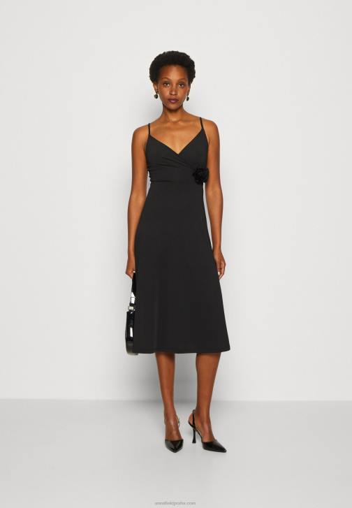 PN6V43 ženy Anna Field žerzejové šaty černé