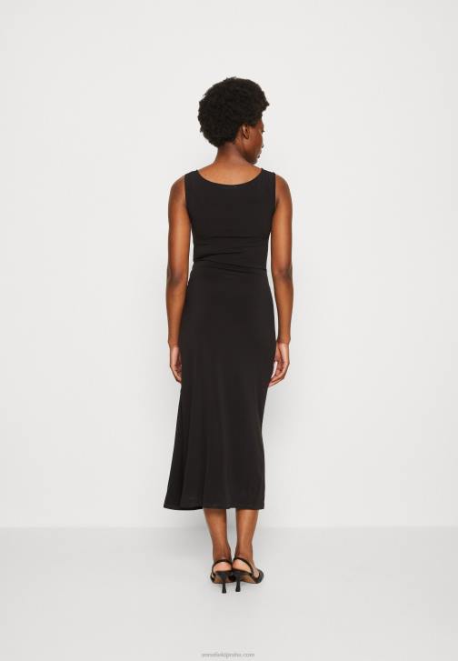 PN6V48 ženy Anna Field žerzejové šaty černé