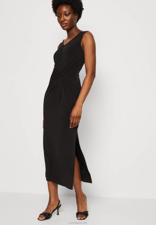 PN6V48 ženy Anna Field žerzejové šaty černé