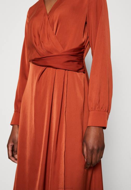 PN6V54 ženy Anna Field koktejlové společenské šaty hnědé