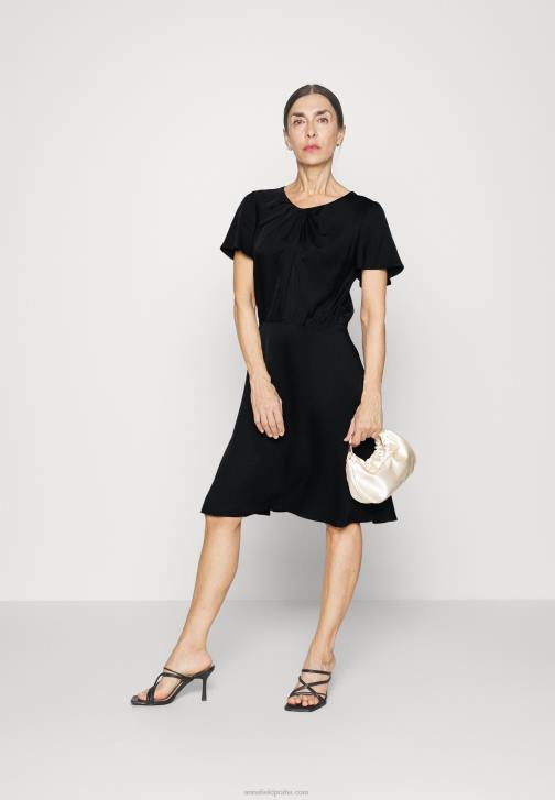 PN6V56 ženy Anna Field koktejlové společenské šaty černé