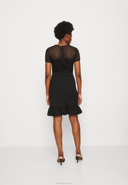 PN6V60 ženy Anna Field koktejlové společenské šaty černé