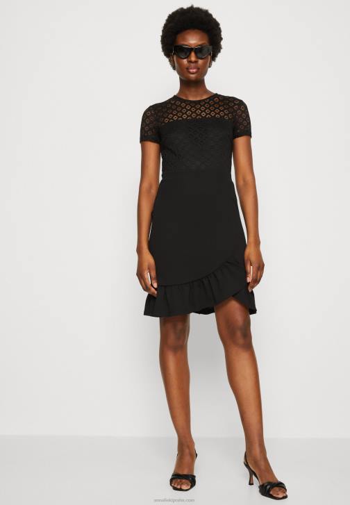 PN6V60 ženy Anna Field koktejlové společenské šaty černé