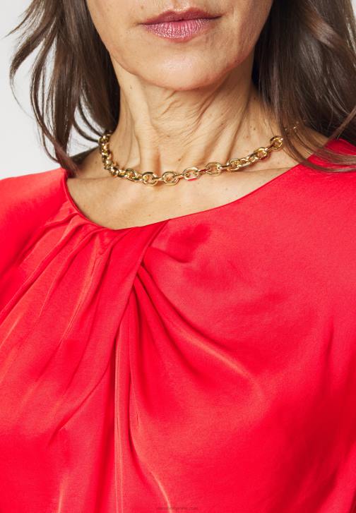 PN6V62 ženy Anna Field koktejlové společenské šaty červené