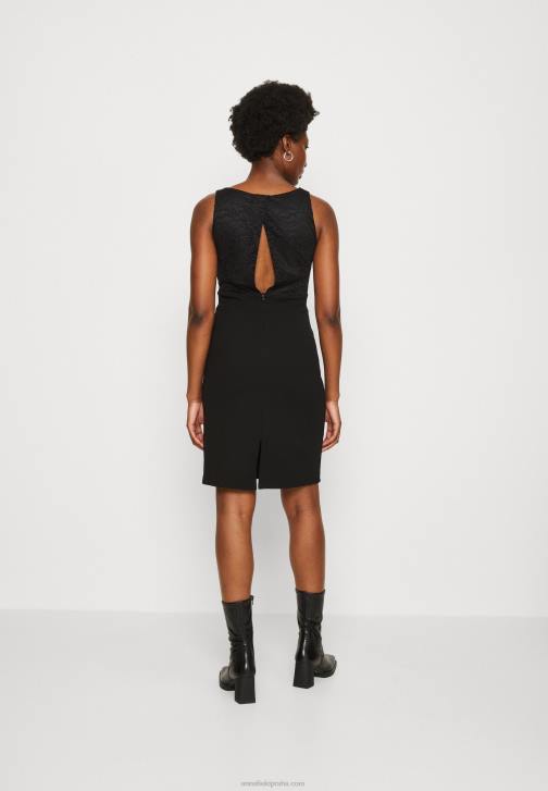 PN6V63 ženy Anna Field žerzejové šaty černé