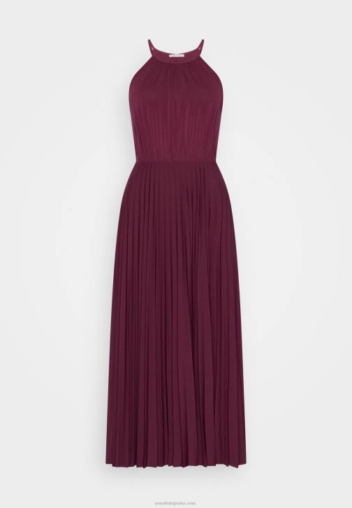 PN6V65 ženy Anna Field koktejlové společenské šaty tmavě červené