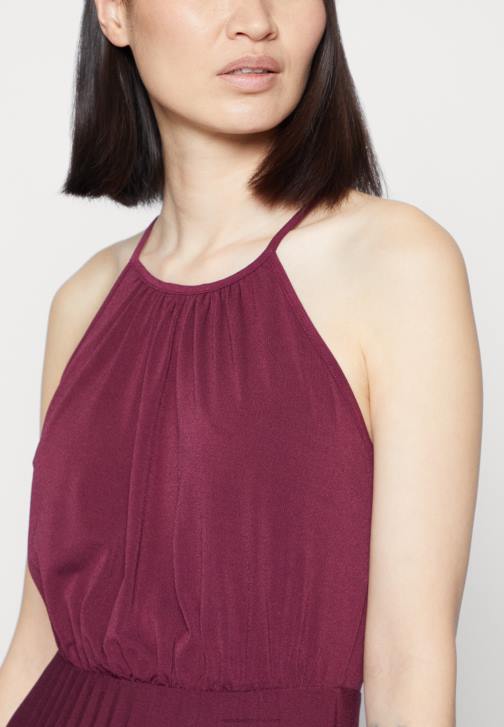 PN6V65 ženy Anna Field koktejlové společenské šaty tmavě červené