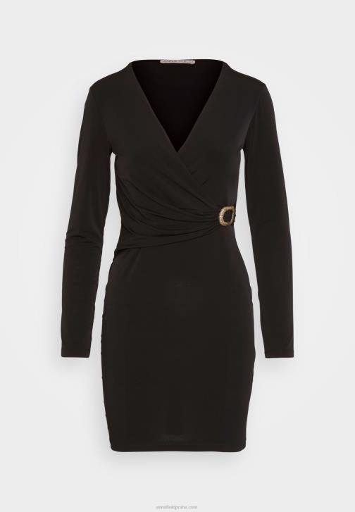 PN6V66 ženy Anna Field žerzejové šaty černé