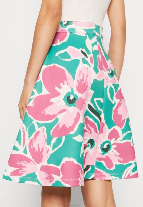 PN6V68 ženy Anna Field džínové šaty bílá/zelená/růžová