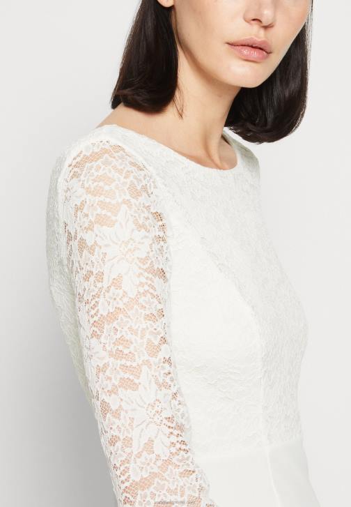 PN6V75 ženy Anna Field žerzejové šaty bílé