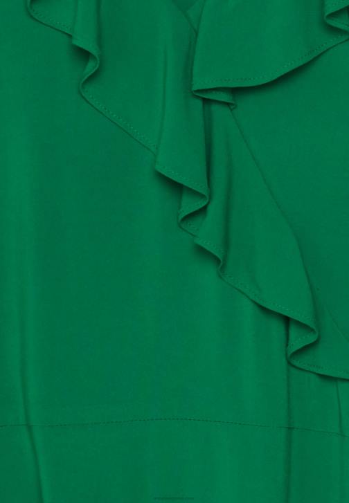 PN6V7 ženy Anna Field volant midi šaty denní šaty zelené