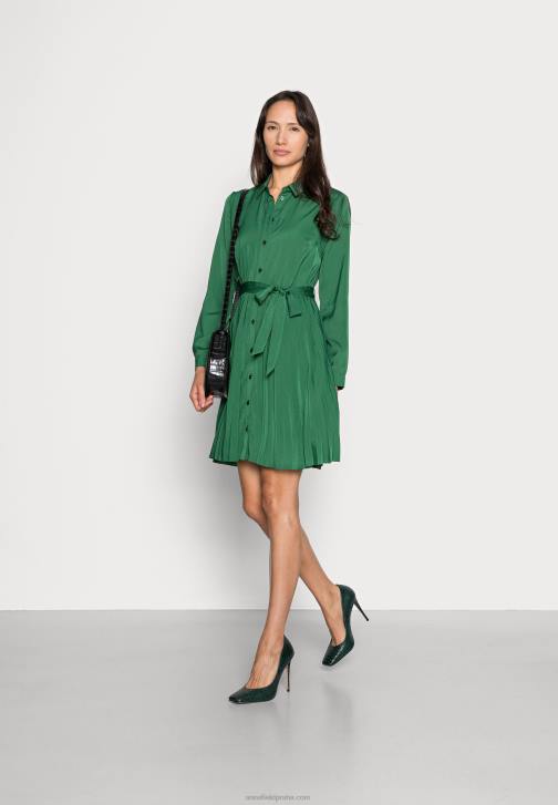 PN6V80 ženy Anna Field košilové šaty tmavě zelené