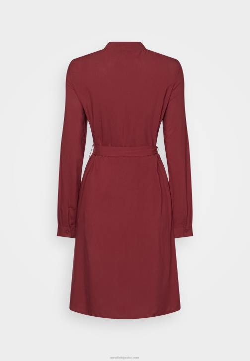 PN6V84 ženy Anna Field košilové šaty tmavě červené