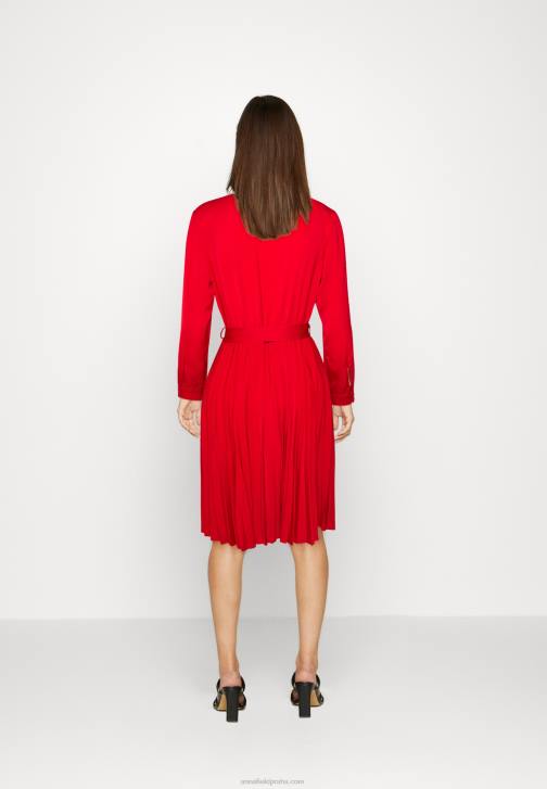 PN6V85 ženy Anna Field košilové šaty tmavě červené