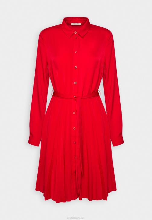 PN6V85 ženy Anna Field košilové šaty tmavě červené