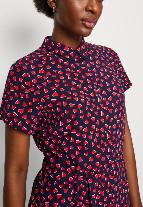 PN6V91 ženy Anna Field košilové šaty tmavě modrá/červená