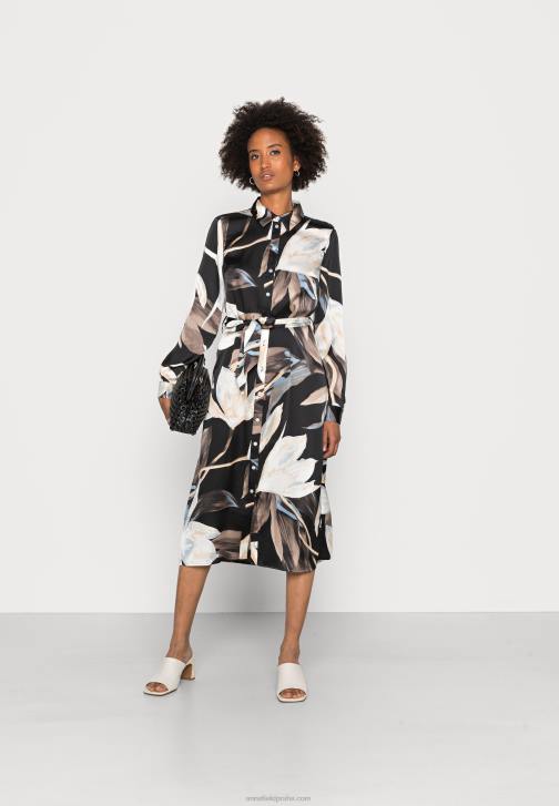 PN6V93 ženy Anna Field košilové šaty černé/vícebarevné