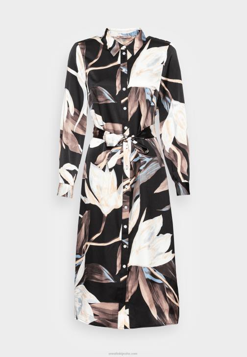 PN6V93 ženy Anna Field košilové šaty černé/vícebarevné