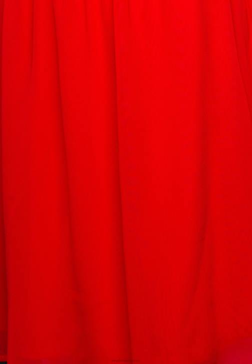 PN6V9 ženy Anna Field Denní šaty s rukávem a výstřihem do V tmavě červené