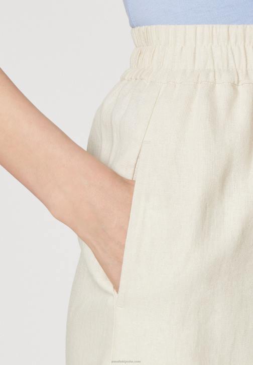 PN6V857 ženy Anna Field šortky ze směsi lnu béžové