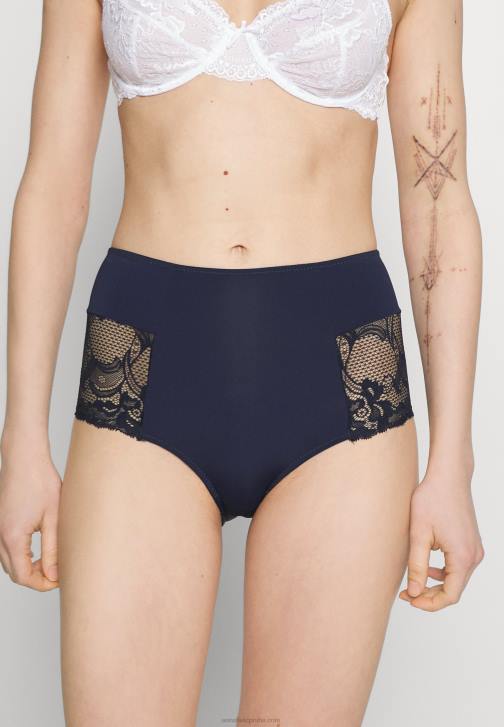 PN6V1002 ženy Anna Field 2 balení slipů tmavě modré/bílé